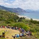 Shamanic pilgrimage to Crete with students sitting in a ceremonial circle.