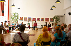 Sitting in a circle and listening to ancient wisdom at Basel.