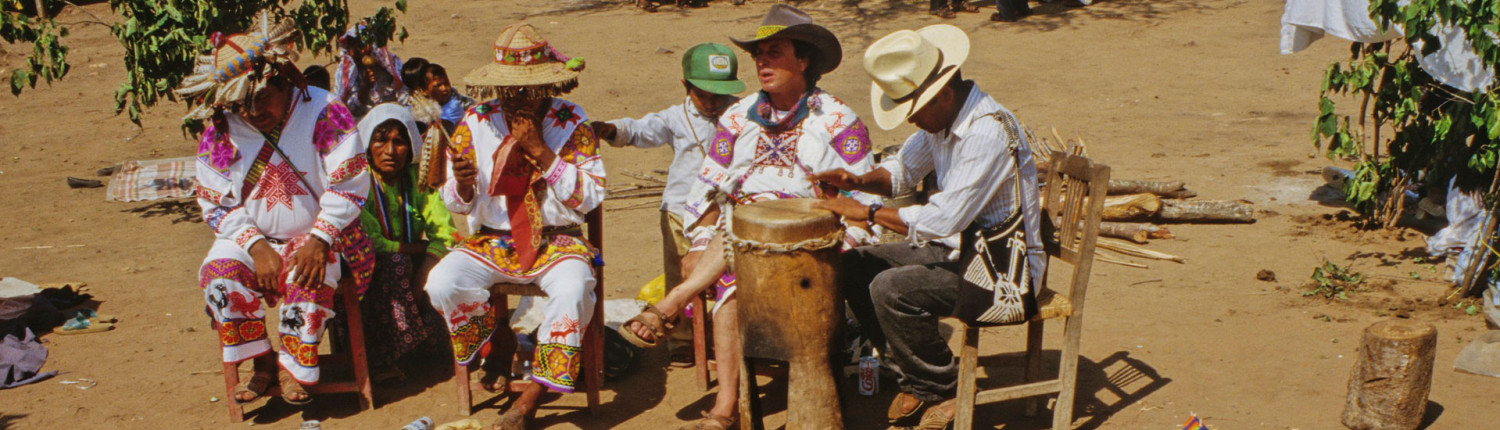 Brant Secunda at a Huichol Indian Catarino Ceremony
