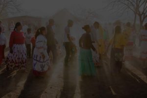 Indigenous Huichol ceremonial dance