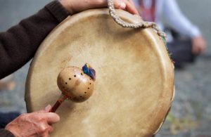 Huichol music drum ceremony