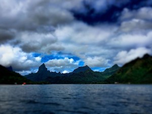 Tahiti Intense Clouds - photo by Mark Allen Ironman