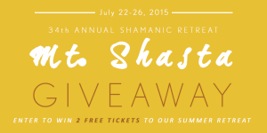 Mt. Shasta Retreat 2015 Giveaway