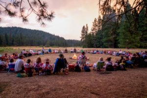 A shamanic Huichol ceremony at Mt. Shasta, California