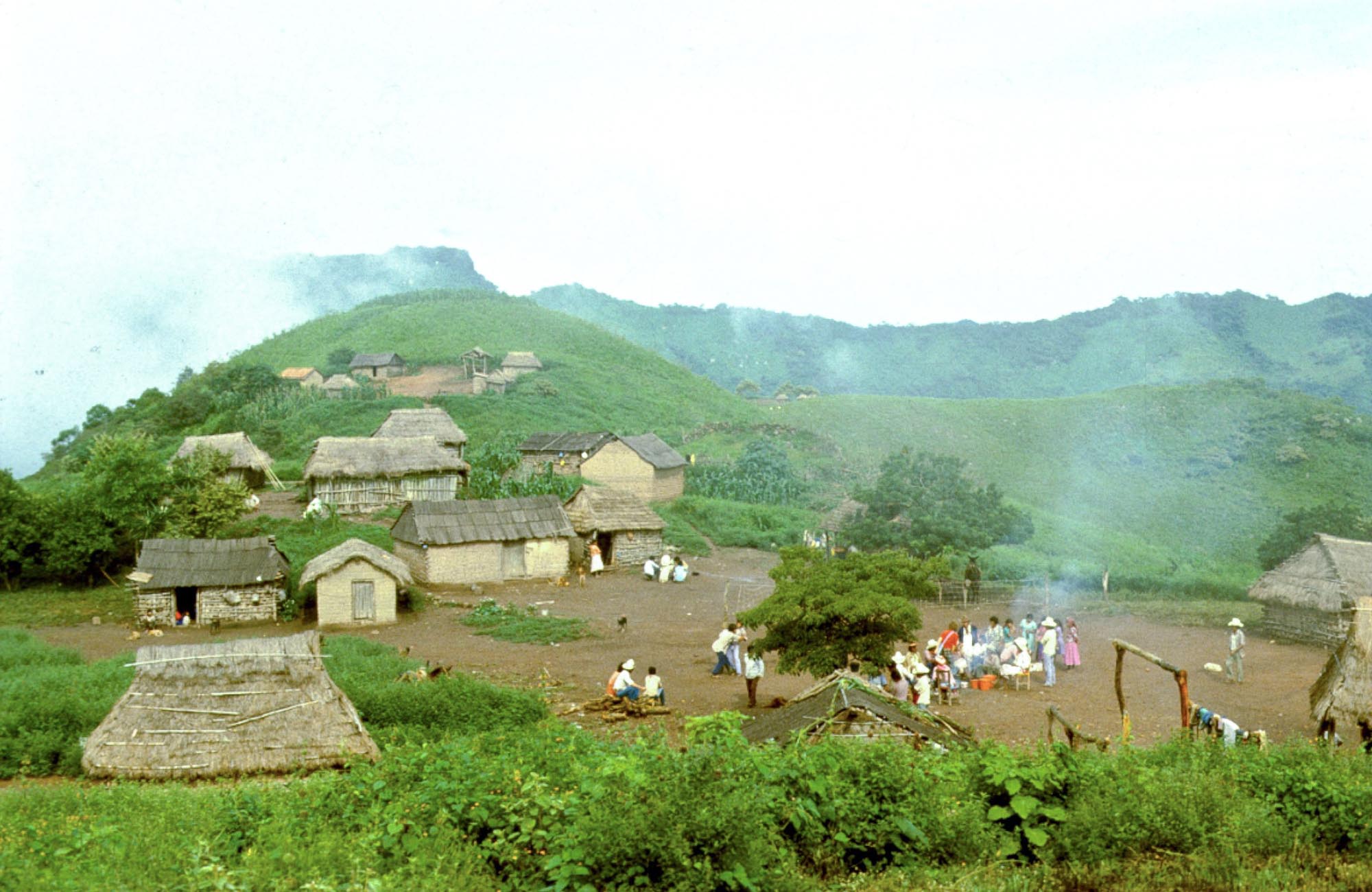 A Huchol village in the Sierra Madre Mountains of Mexico