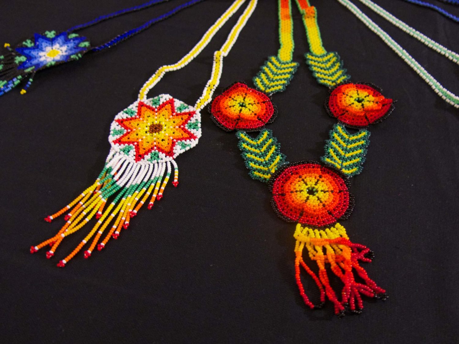 Traditional Huichol bead art SHAMANISM