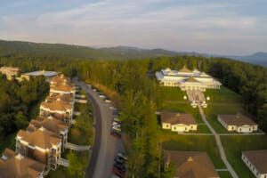 Panoramic View of the Art of Living Retreat Center