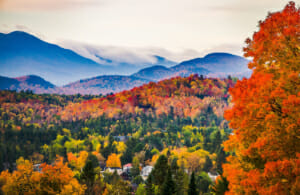 Autumn in the Berkshire Mountains of New England