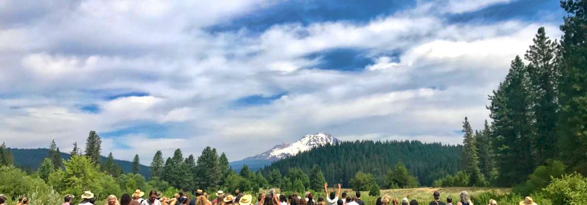Mount Shasta spiritual ceremony